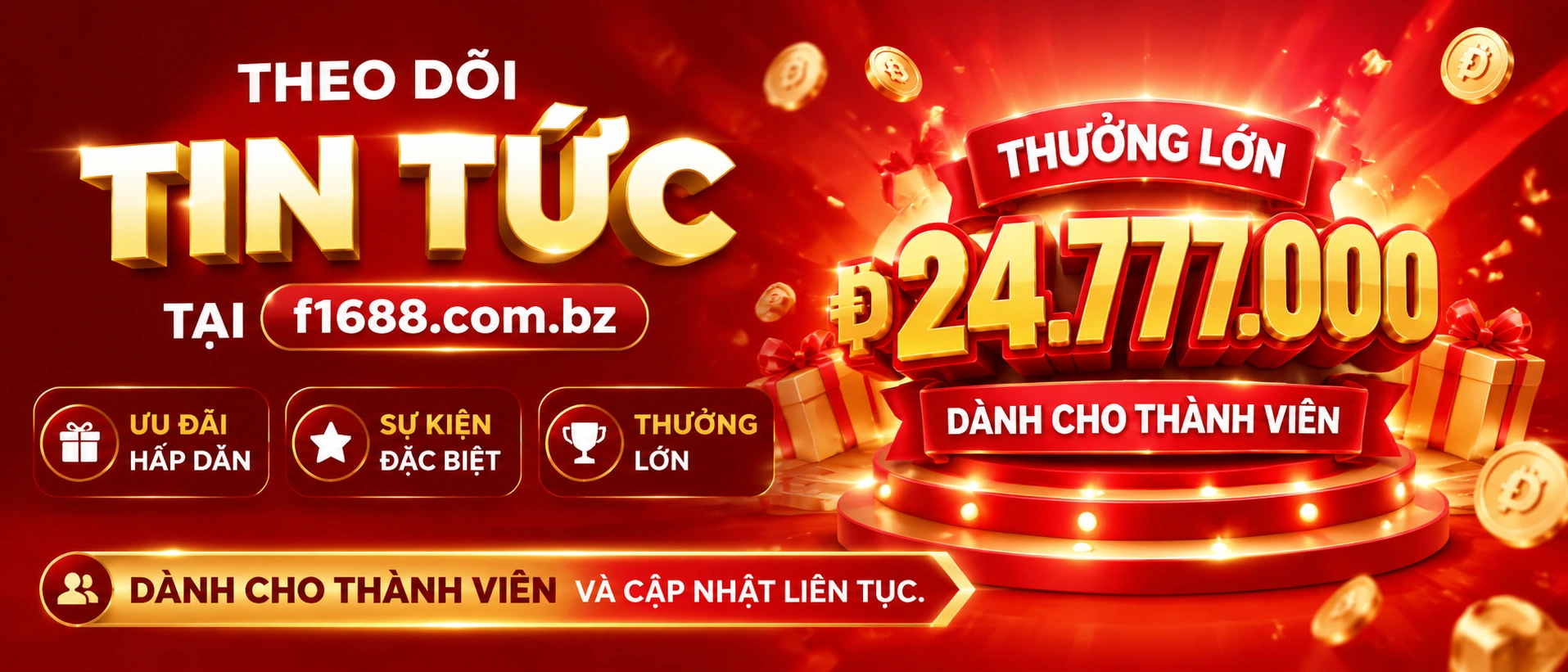 Bản tin F1688 về nạp rút nhanh và ví điện tử