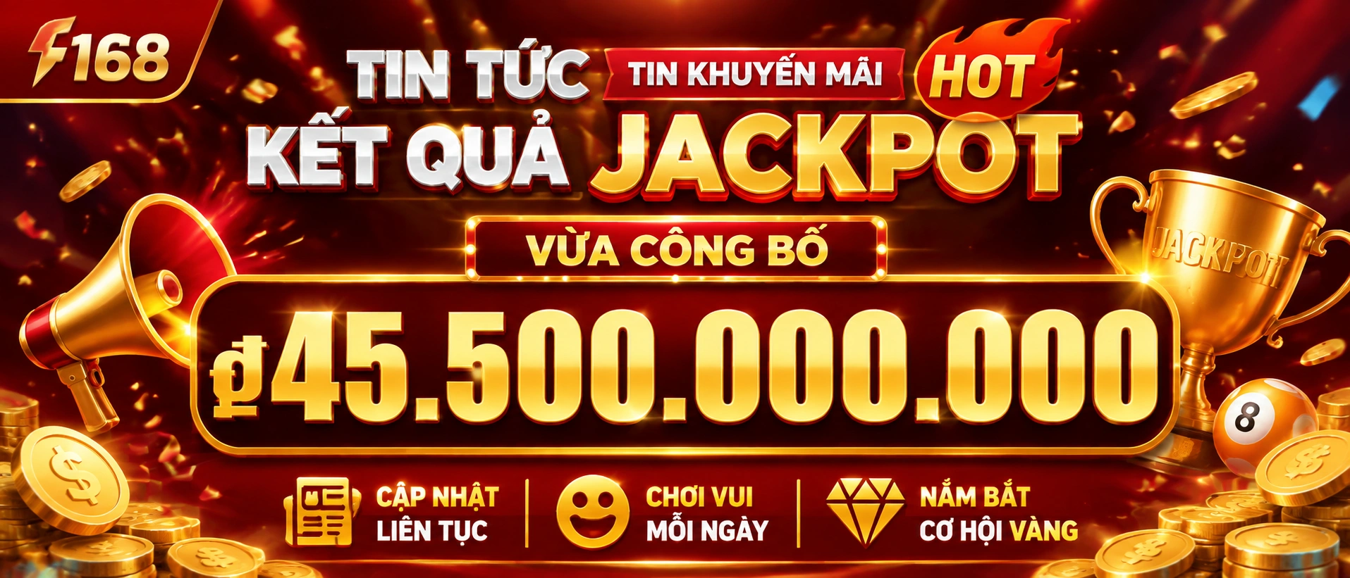Bản tin F1688 về lịch sự kiện và cập nhật thành viên VIP